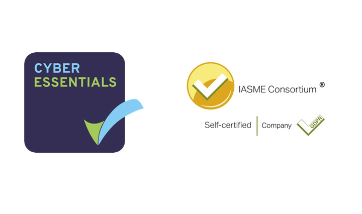 We are now Cyber Essentials and IASME accredited